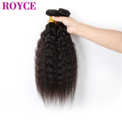 

Brazilian Virgin Hair Kinky Straight 2 Pce\Lot Yaki Brazilian Hair Weave 2 Bundles Italian Yaki 8"-26"Kinky Straight Human Hair