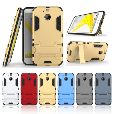 

Золотой Slim Robot Armor Kickstand Ударопрочный жесткий корпус из прочной резины для HTC Bolt