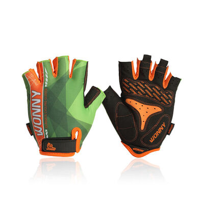 

Snail WONNY zx-083 bike riding gloves men&women half finger anti-skid shock absorber glove orange l