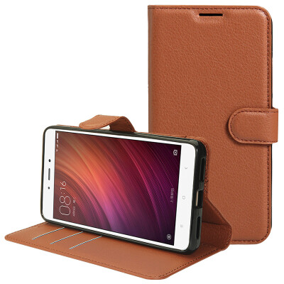 

KOOLIFE red rice NOTE4X (3GB + 32GB) mobile phone case holster / clamshell / drop card holster for red rice NOTE4X cool series - brown