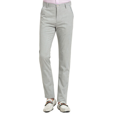 

Acacia bird xiangsiniao casual брюки мужчины летняя тонкая секция простая в талии наклонный наклонный карманный дизайн прямые брюки S2 светло-серый 29