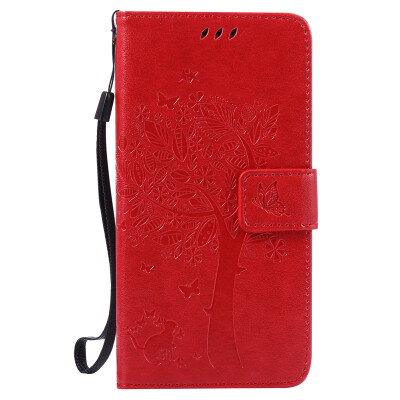 

Red Tree Design PU Leather Flip Cover Wallet Card Holder Case for SAMSUNG J510 J52016