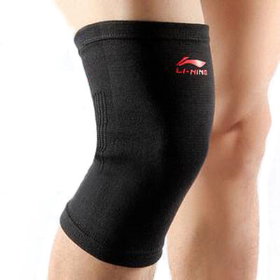 

Li Ning sports protective gear knee knee men&women basketball badminton riding breathable elastic knee alone only installed AQAH202-1 black  knee 41-50cm