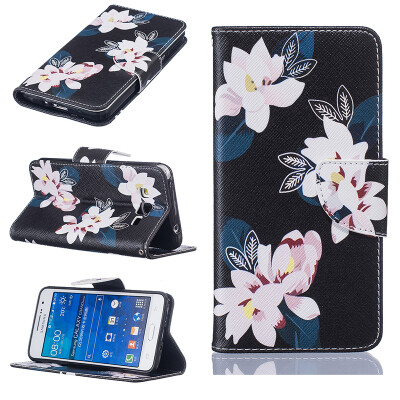 

Black lily Design PU Leather Flip Cover Wallet Card Holder Case forSAMSUNG GALAXY Grand Prime G530