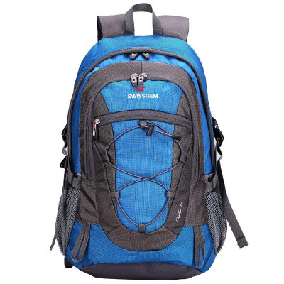 

SVVISSGEM shoulder bag waterproof outdoor leisure men&women shoulder climbing bag computer bag bag SA-9857 blue 30L