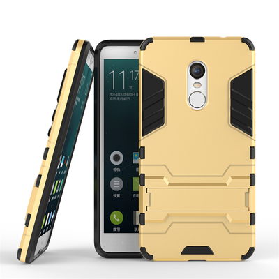 

Золотой Slim Robot Armor Kickstand Ударопрочный жесткий корпус из прочной резины для XIAOMI RedMi Note4