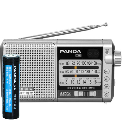 

PANDA T-01 Portable Radio FM TF Music Playersliver