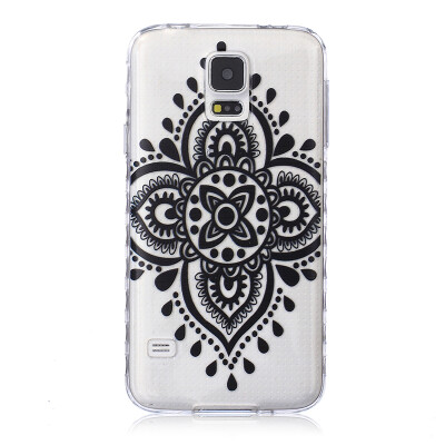 

Black Chinese knot Pattern Soft Thin TPU Rubber Silicone Gel Case Cover for SAMSUNG GALAXY S5