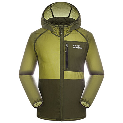 

Elmont ALPINT MOUNTAIN outdoor skin clothing spring and summer men and women outdoor windbreaker wind and light Jingdong self 650-103 male possession of blue