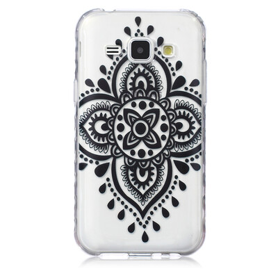 

Black Chinese knot Pattern Soft Thin TPU Rubber Silicone Gel Case Cover for SAMSUNG Galaxy J1