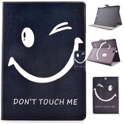 

Smile Style Classic Flip Cover with Stand Function and Credit Card Slot for Samsung Galaxy Tab S2 T815C