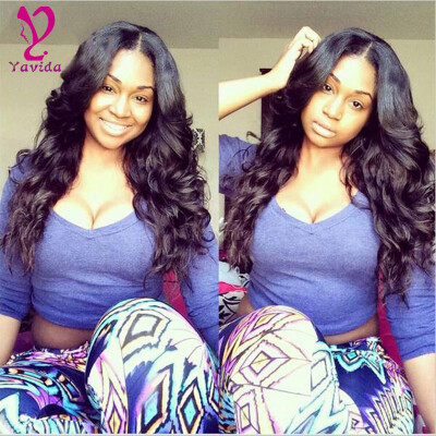 

Yaweida hair products malaysian body wave 4 bundles 7A unprocessed malysian virgin hair wet and wavy human hair can be dyed