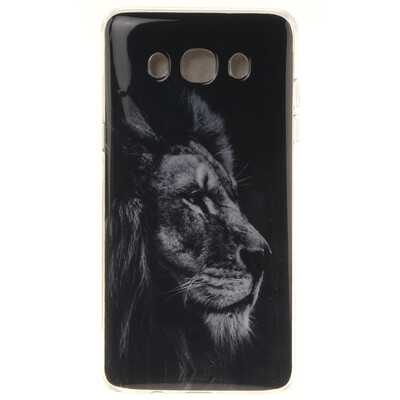 

Black lion Pattern Soft Thin TPU Rubber Silicone Gel Case Cover for SAMSUNG GALAXY J5 2016/J510