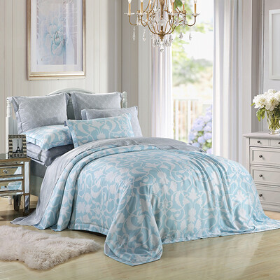 

Somerset Somerelle Double-sided Tencel Activated Printed Sheets Four-piece Dresser Silk Silk Bedding Four-piece - Yannila 18m Bed 220 240cm