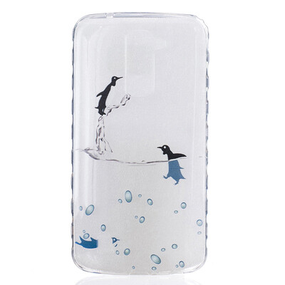 

Small dolphins Pattern Soft Thin TPU Rubber Silicone Gel Case Cover for LG K10