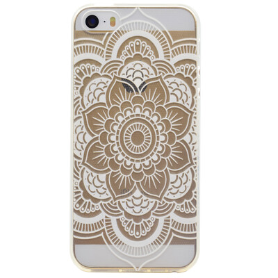 

Full flower Pattern Soft Thin TPU Rubber Silicone Gel Case Cover for IPHONE 55S5SE
