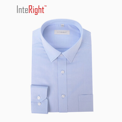 

InterIGHT ultrafine fiber iron free business men long sleeve shirt light blue 41 yards