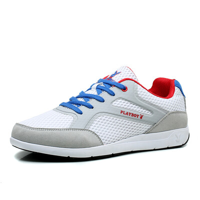 

Playboy (PLAYBOY) повседневная обувь мода сетка бег обувь обувь спортивная обувь DS61005 белый / светло-серый (двойной) 42