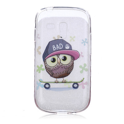 

Сова Pattern Мягкий тонкий ТПУ Резиновая крышка силиконовый гель чехол для SAMSUNG GALAXY S3 Mini I8190