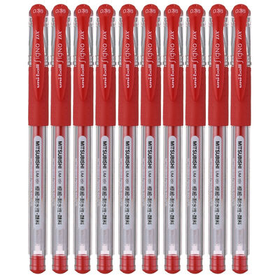 

Мицубиси (Uni) УМ-151 (финансовое перо) Гель (красный) 0.38mm (10 палочек)