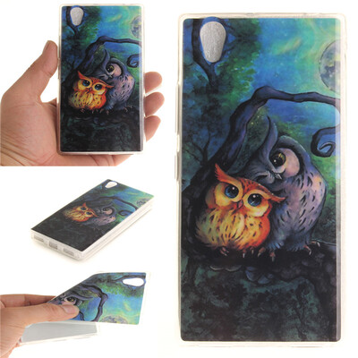 

Oil painting owl Pattern Soft Thin TPU Rubber Silicone Gel Case Cover for Lenovo P70