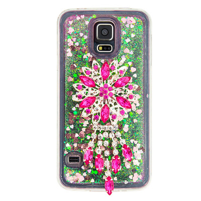 

Динамический Quicksand Блеск наливные Мягкая ТПУ чехол для SAMSUNG S5