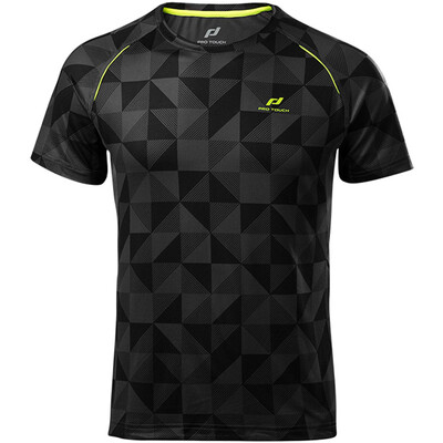 

PRO TOUCH Men&39s Sports Quick-action Sports T-shirt Running Training Fitness Short Sleeve 246344 907-057 Dark Gray Full Print XL