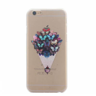 

Butterfly Pattern Soft Thin TPU Rubber Silicone Gel Case Cover for IPHONE 6 Plus6S Plus