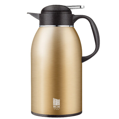 

Biological RELEA 25L large capacity stainless steel home insulation pot pose rhyme insulation kettle warm pot hot water bottle champagne gold