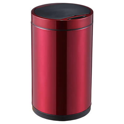 

EKO rechargeable induction trash cans household stainless steel intelligent electric trash cans 9285MT sand steel 9L