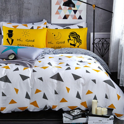 

Shengwei Bedding Set Cotton Print Three-piece Cotton Bed Sheets Single Student Dormitory Suite Beautiful Myth 12m Bed