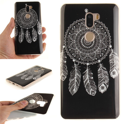 

Black wind chimes Pattern Soft Thin TPU Rubber Silicone Gel Case Cover for XIAOMI 5S Plus