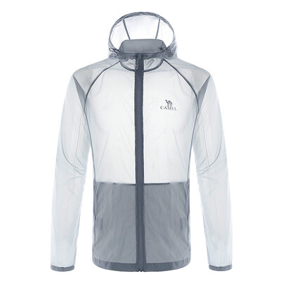

Camel (CAMEL) outdoor skin clothing men and women models light skin windbreaker male A7S2U7162 jazz blue M