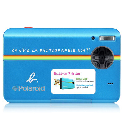 

Polaroid (Polaroid) Z2300 избили камеру, которая снята, что мода ограниченное издание синего цвета
