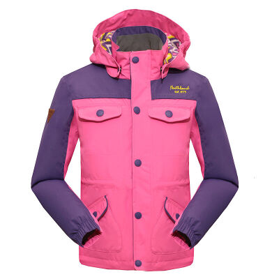 

NÖRUELAND NORTHLAND boys and girls children Nuonai / Anna Jackets GS042732 peach pink / grape purple 110 (female)