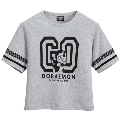 

Semir T-shirt short-sleeved T-shirt female summer cartoon half-sleeved loose cotton couple models 12216000131 white tone S