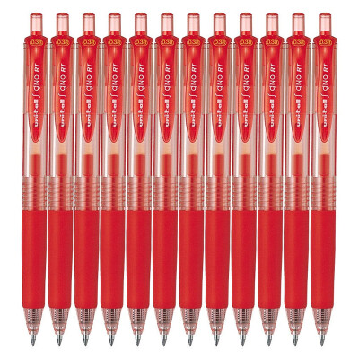 

Mitsubishi Uni UMN-138 press the neutral pen red 038mm 12 loaded