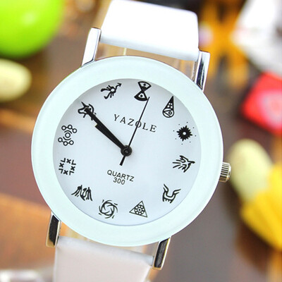 

Couple watch student watch needle buckle round gift gift simple retro men and women watch YZL0519TH-1