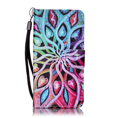 

Flower Design PU Leather Flip Cover Wallet Card Holder Case for SAMSUNG A310