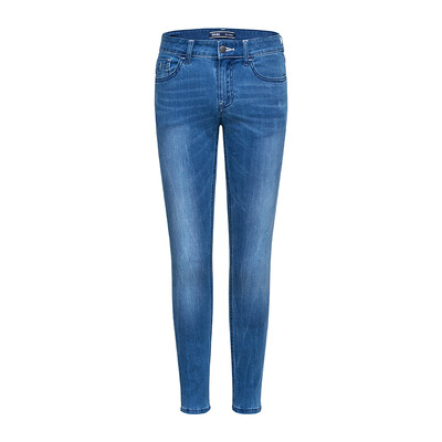 

Semir jeans Korean version of the students polished Slim small feet corduroy jeans 11216240084 cowboy in the blue 28