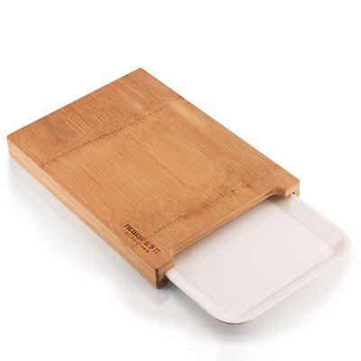 

Vie chopping board chopping board whole bamboo bamboo cutting board access dish section 38 * 28