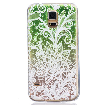 

Green gradient Pattern Soft Thin TPU Rubber Silicone Gel Case Cover for SAMSUNG GALAXY S5