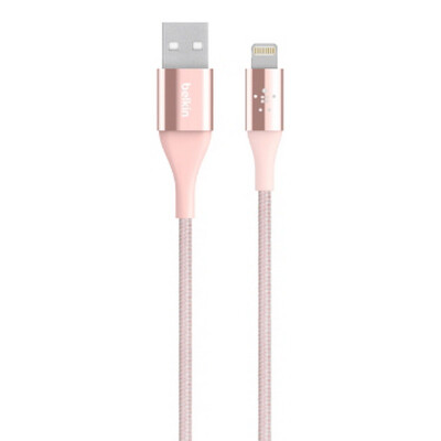 

Belkin Lightning to USB Kevlar metal braided cable rose gold 12 meters