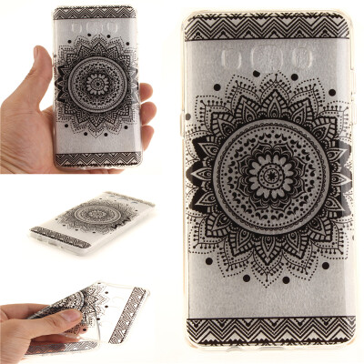 

Black mandala Pattern Soft Thin TPU Rubber Silicone Gel Case Cover for Samsung Galaxy J5 2016J510