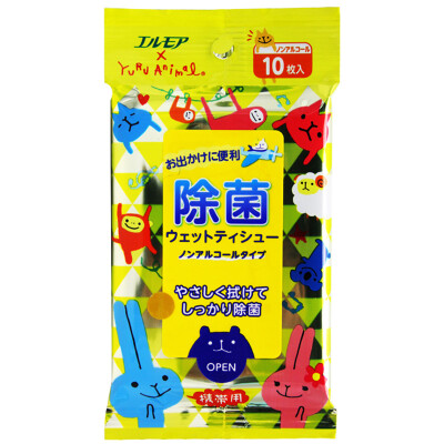 

A help to carry alcohol-free sterile wet tissue paper towels 10 / bag (Japan imported)