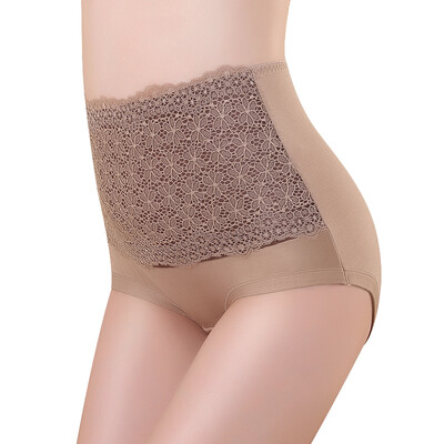 

Beautiful&elegant waist underwear women&39s underwear pure cotton crotch lace triangle underwear female color pink light purple  code