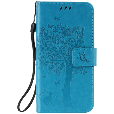 

Blue Tree Design PU кожа флип Обложка Кошелек Карты Держатель чехол для LENOVO ZUK Z2