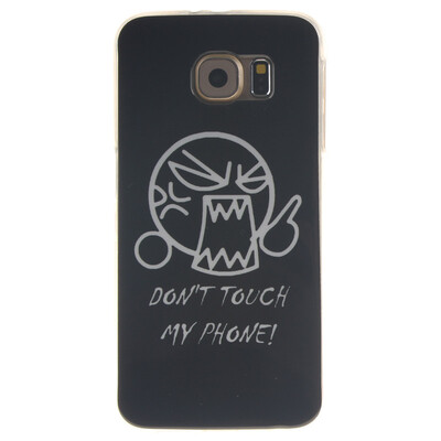 

Do not touch me Pattern Soft Thin TPU Rubber Silicone Gel Case Cover for SAMSUNG GALAXY S6 G920