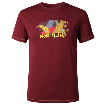 

Northland (NORTHLAND) пара открытый досуг дышащая удобная круглая шея футболка GL050901 красная дата L-175 (мужской)