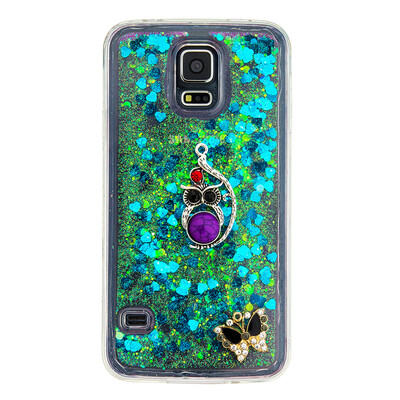 

Динамический Quicksand Блеск наливные Мягкая ТПУ чехол для SAMSUNG S5